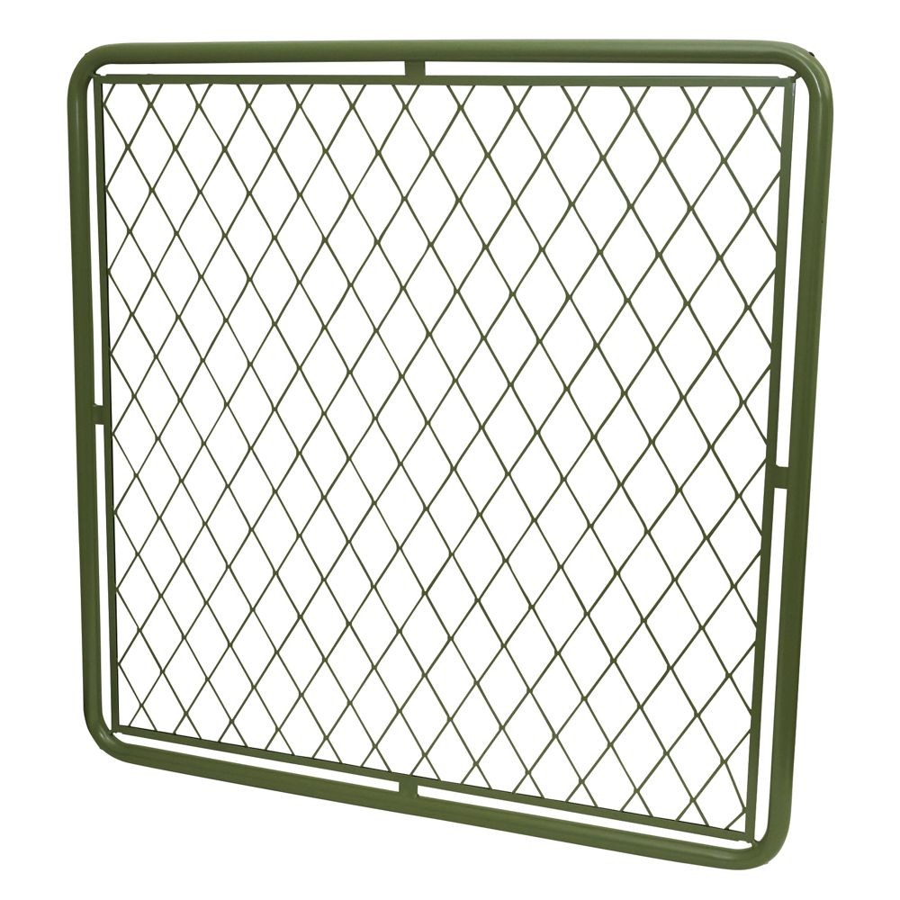 カスタムフェンス オリーブグリーン 幅９０ｃｍ&times;２５．４&Phi;, オリーブグリーン(90), 90cm