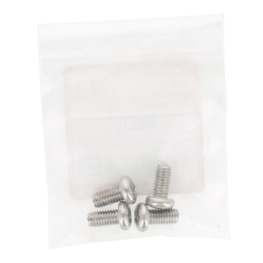 ＯＨＳＡＴＯ　ステン　コネジ　ナベ　Ｍ５&times;１０, ステンレス, 4本入り