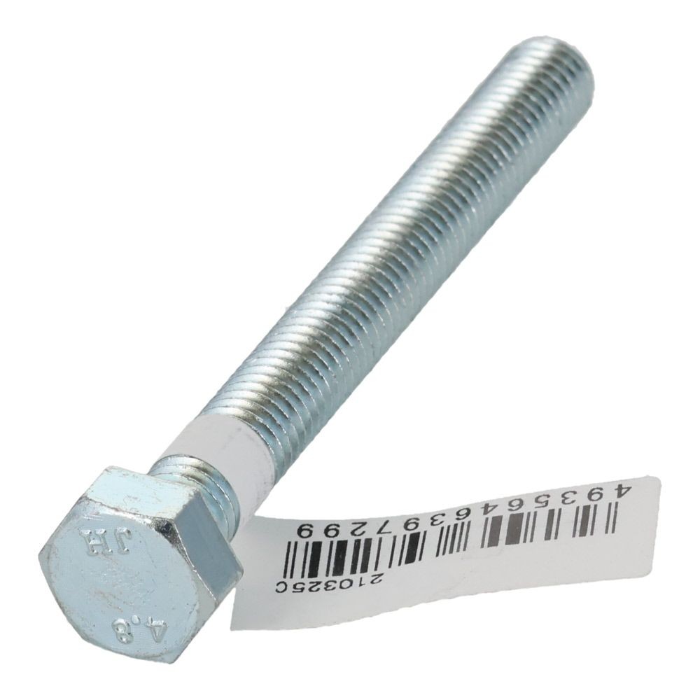 六角ボルト　ユニクロ　全ねじ　Ｍ８&times;７５, 全ねじ, M8&times;75