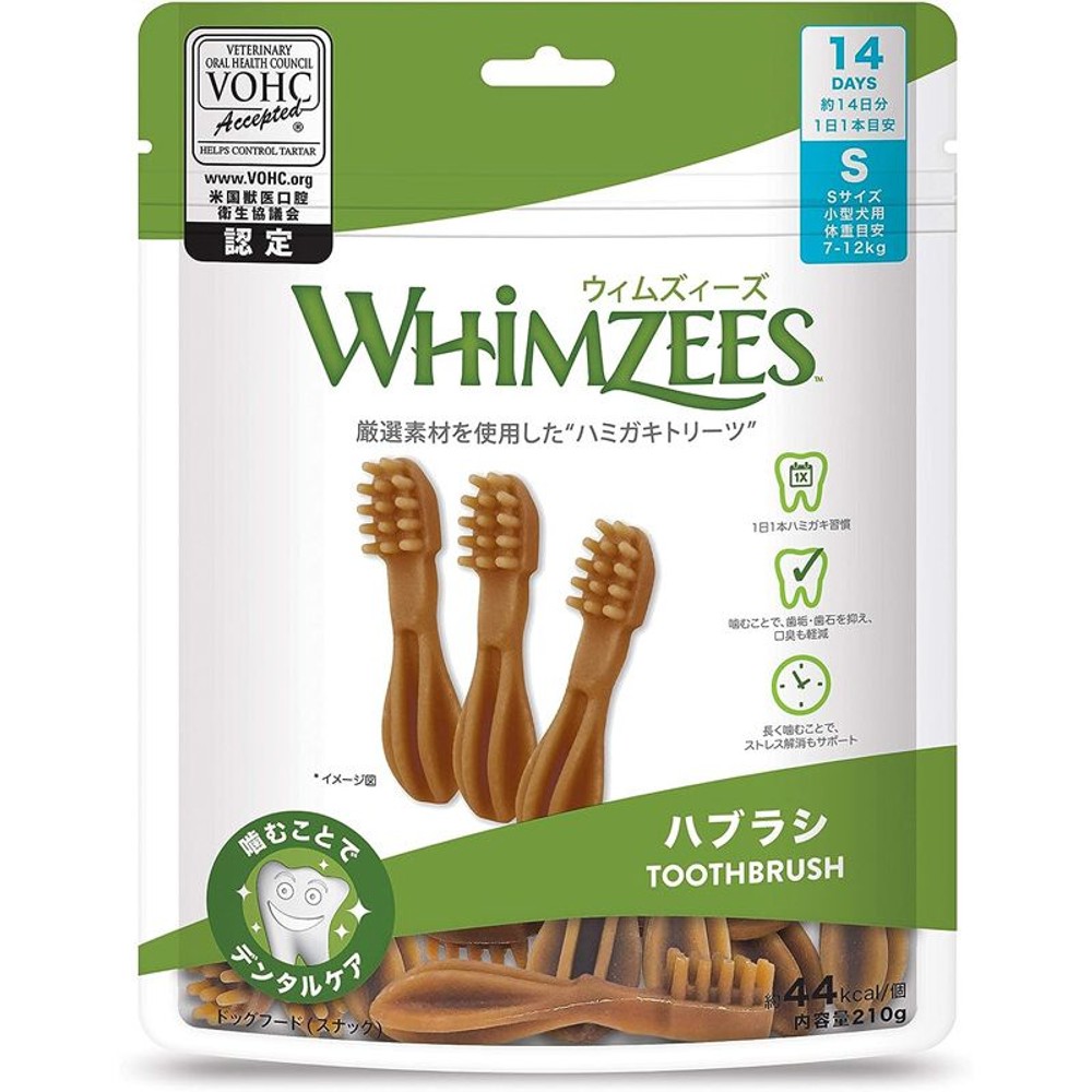 ウェルペット　ウィムズィーズ　ハブラシＳ　小型犬　7個, その他カラー１, 7個入り