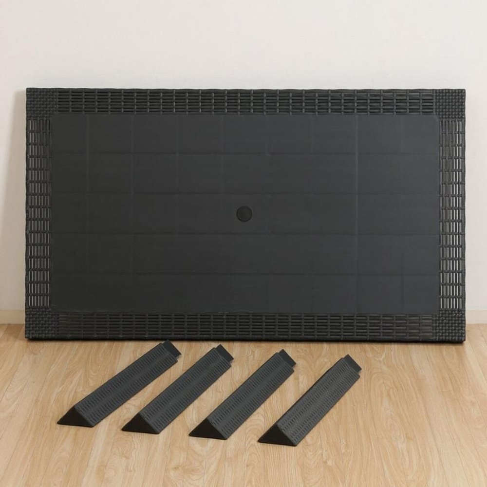 不二貿易  ステラ　テーブル　80&times;140 【メーカー直送・代引不可】, ブラック, 80&times;140cm