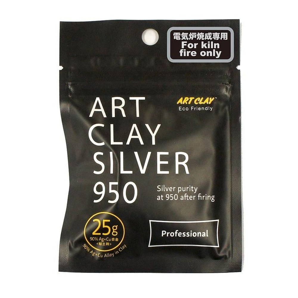 アートクレイシルバー950 粘土タイプ 25g A-0296, 950 粘土タイプ, 25g