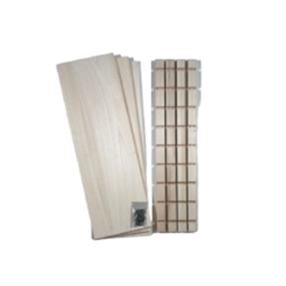 桐棚板3段ラックセット, ナチュラル(奥行200), 910&times;200mm