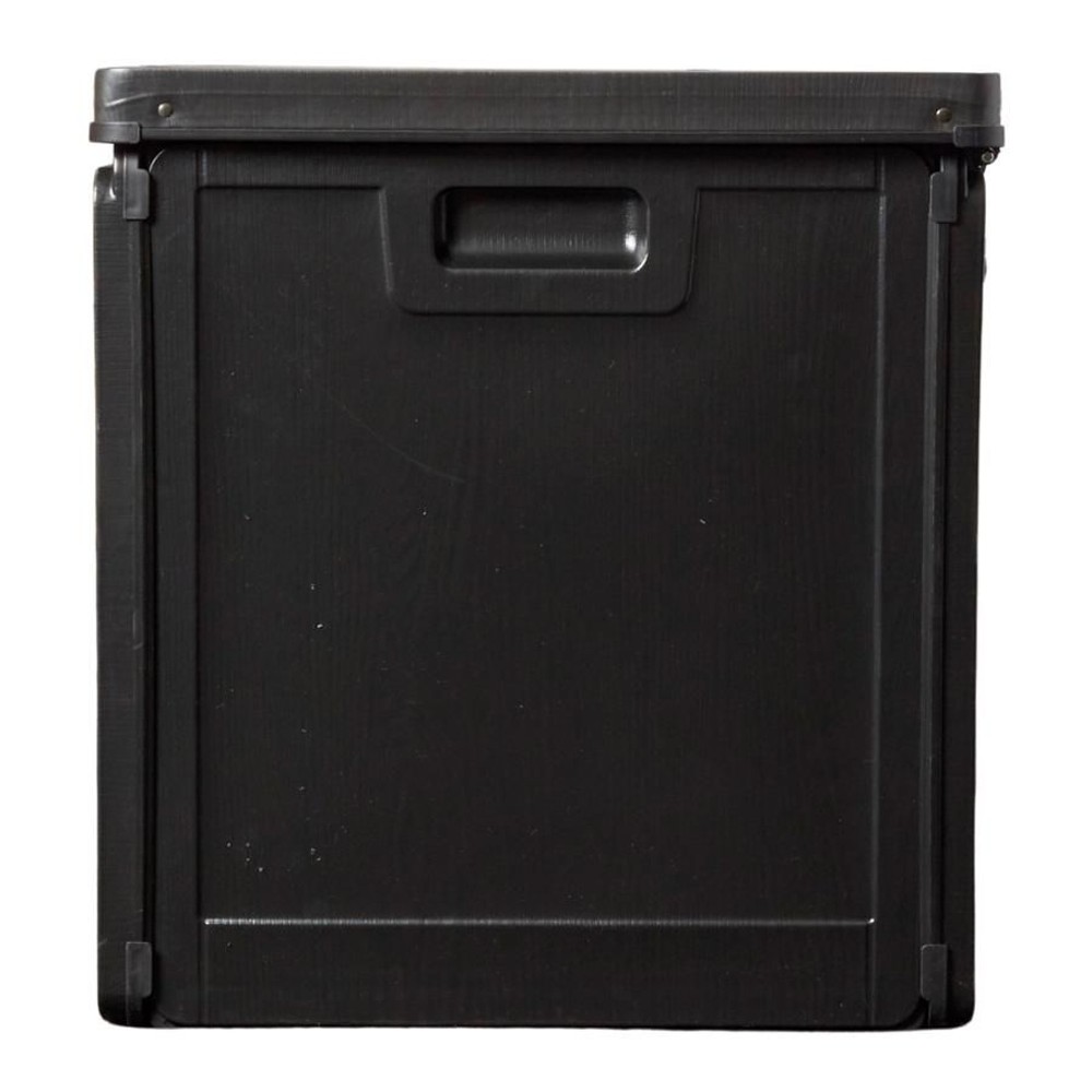 大型屋外分別ストッカー  約190L, ブラック, 190L