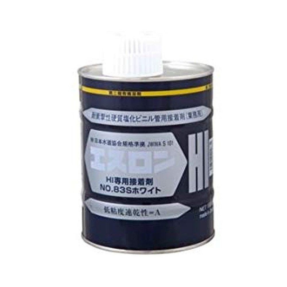 積水化学工業 エスロン接着剤 ホワイト No.83S 1kg, ホワイト, 1kg