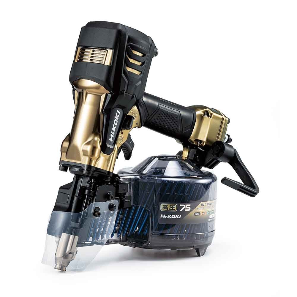 ハイコーキ　HiKOKI 高圧ロール釘打機 NV75HRA (N), ハイゴールド, NV75HRA (N)