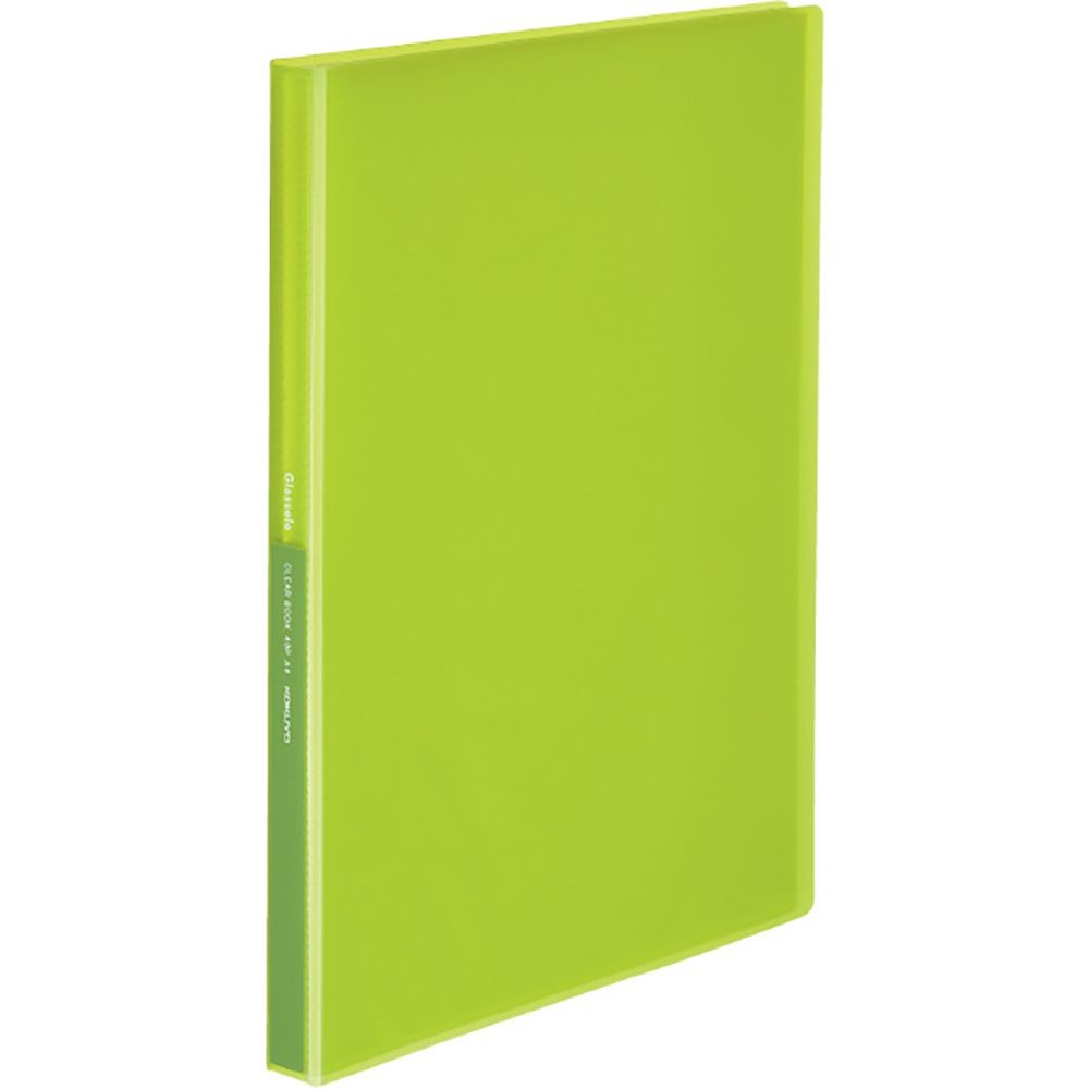 コクヨ　クリヤーブックグラッセルＡ４　40枚LG ラ-GL40LG, ライトグリーン, A4