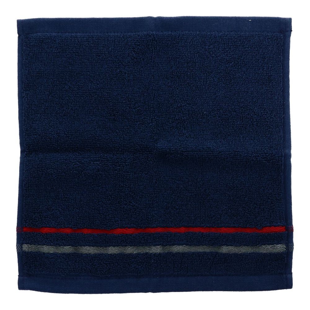 抗菌防臭タオルハンカチ　ネイビー, ネイビー, 25&times;25cm