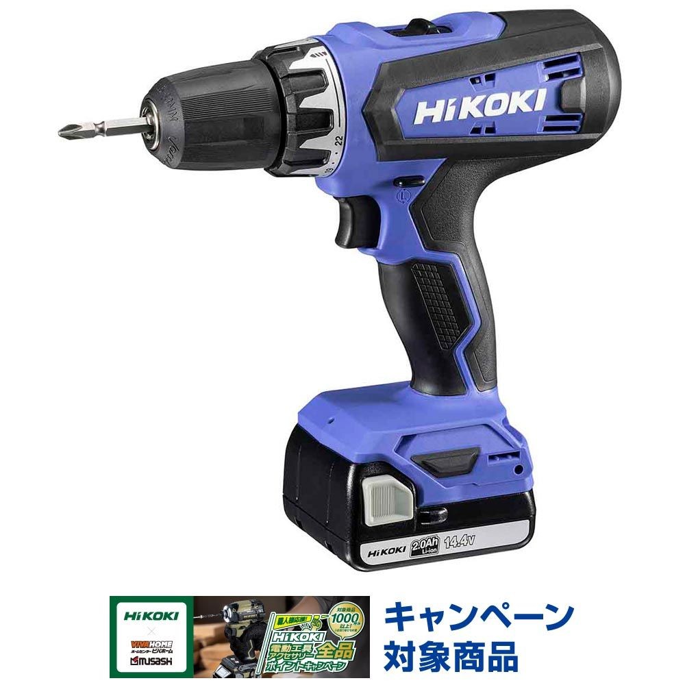 ハイコーキ　HiKOKI 14．4Ｖドライバドリル FDS14DF (2BG), ブルー, FDS14DF (2BG)