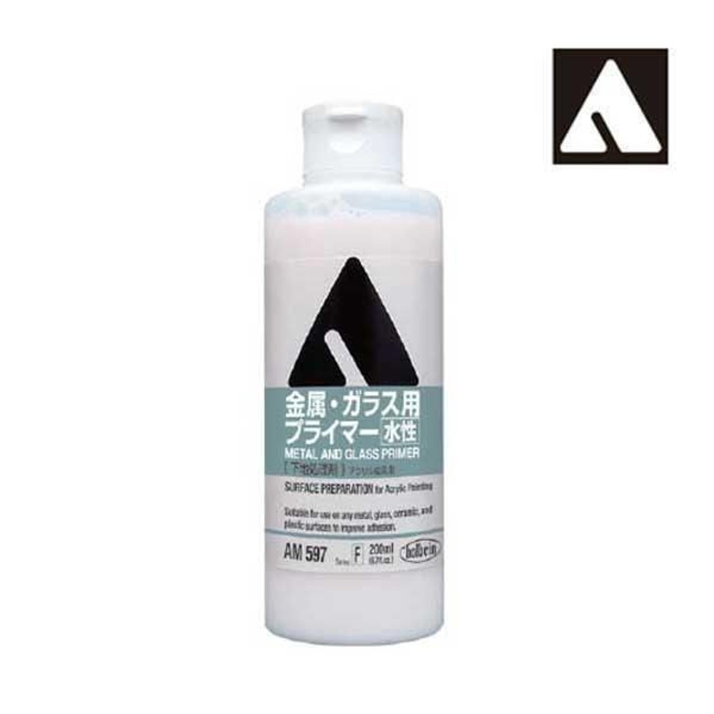 ホルベイン アクリル絵具下地材 200ml AM597 金属・ガラス用プライマー (14597), 金属・ガラス用プライマー, 200ml AM597 
