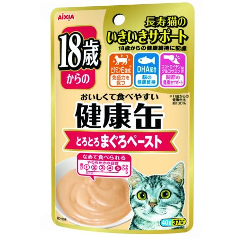 健康缶パウチ１８歳からのとろとろまぐろペースト４０ｇ, -, 40g