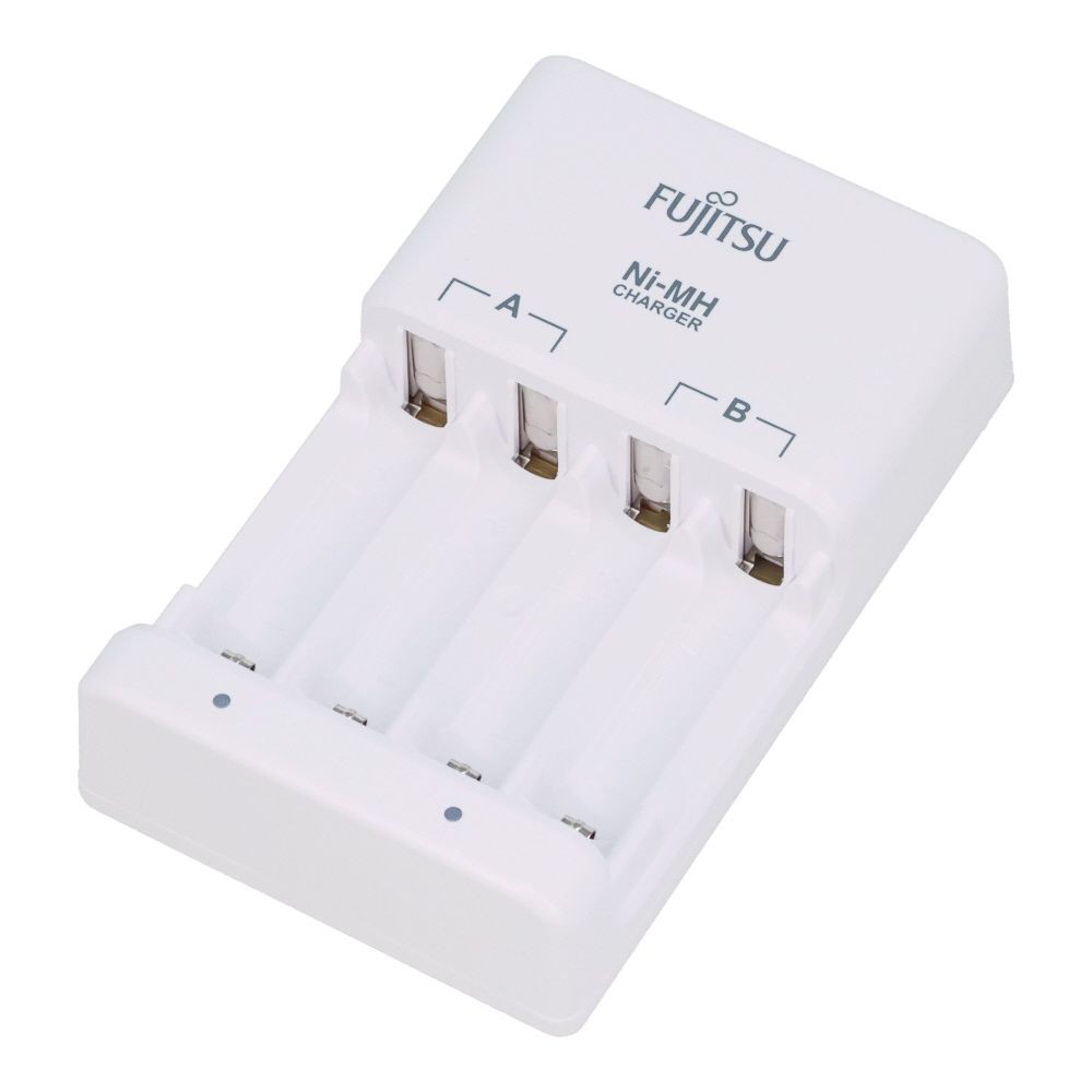 富士通ニッケル充電器 FCT345F-JP（FX）, ホワイト, 単3・単4両用