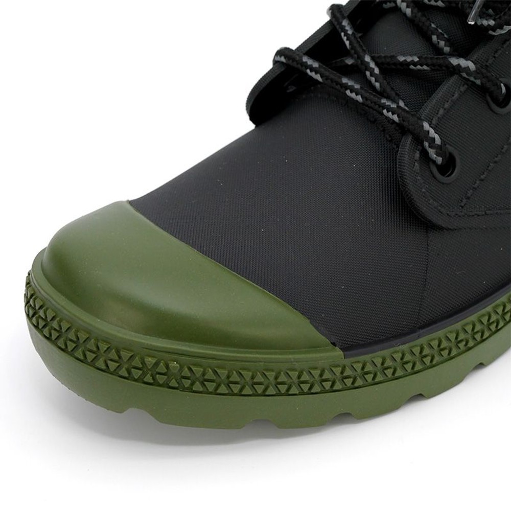 防水シューズ　ブラックｘカーキ, BK&times;KAK（SS）, ＳＳ：22〜23cm