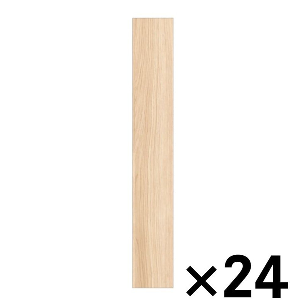 ゆかペタ102　オークグレージュ 約15&times;90ｃｍ &times;24枚セット, オークグレージュ, 約15&times;90ｃｍ