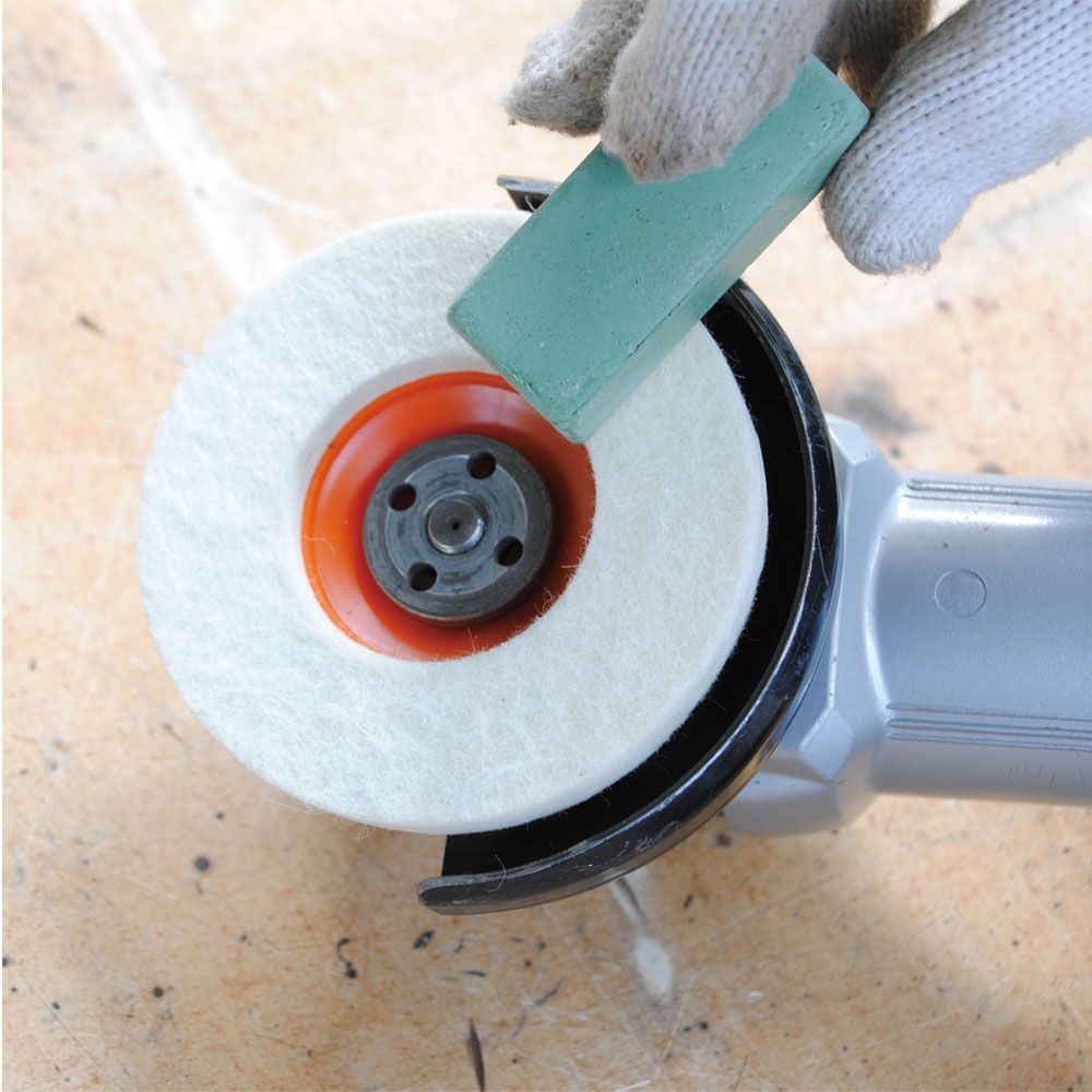 ヤナセ（YANASE） つやつや光沢お試しセット　フェルトディスク　研磨剤　１００&times;１５ TYKSET, 研磨剤, 100&times;15&times;20mm