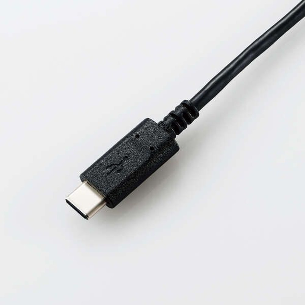 USB2.0ケーブル　1m　U2C-CC10NBK2, ブラック, 1.0m