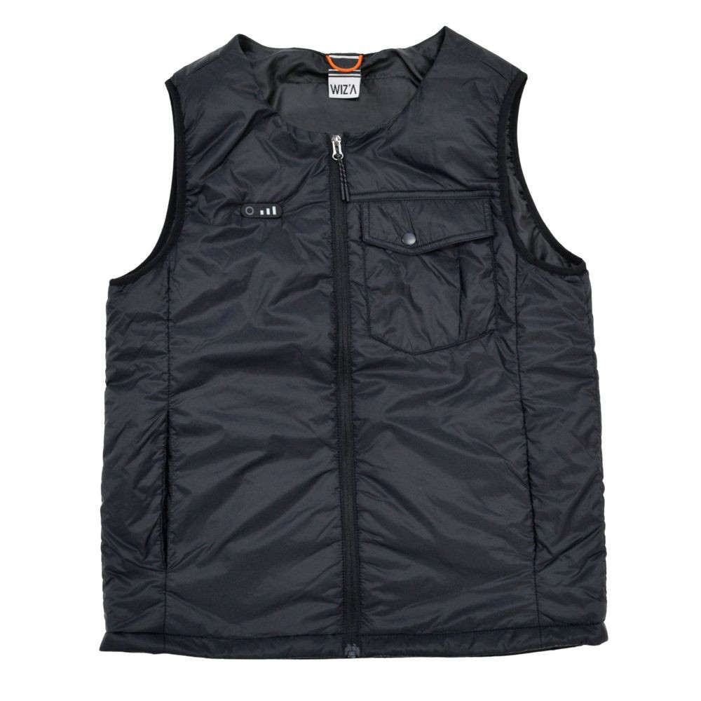 【オンラインショップ限定】３ヒーター内蔵ベスト, ブラック, Sサイズ