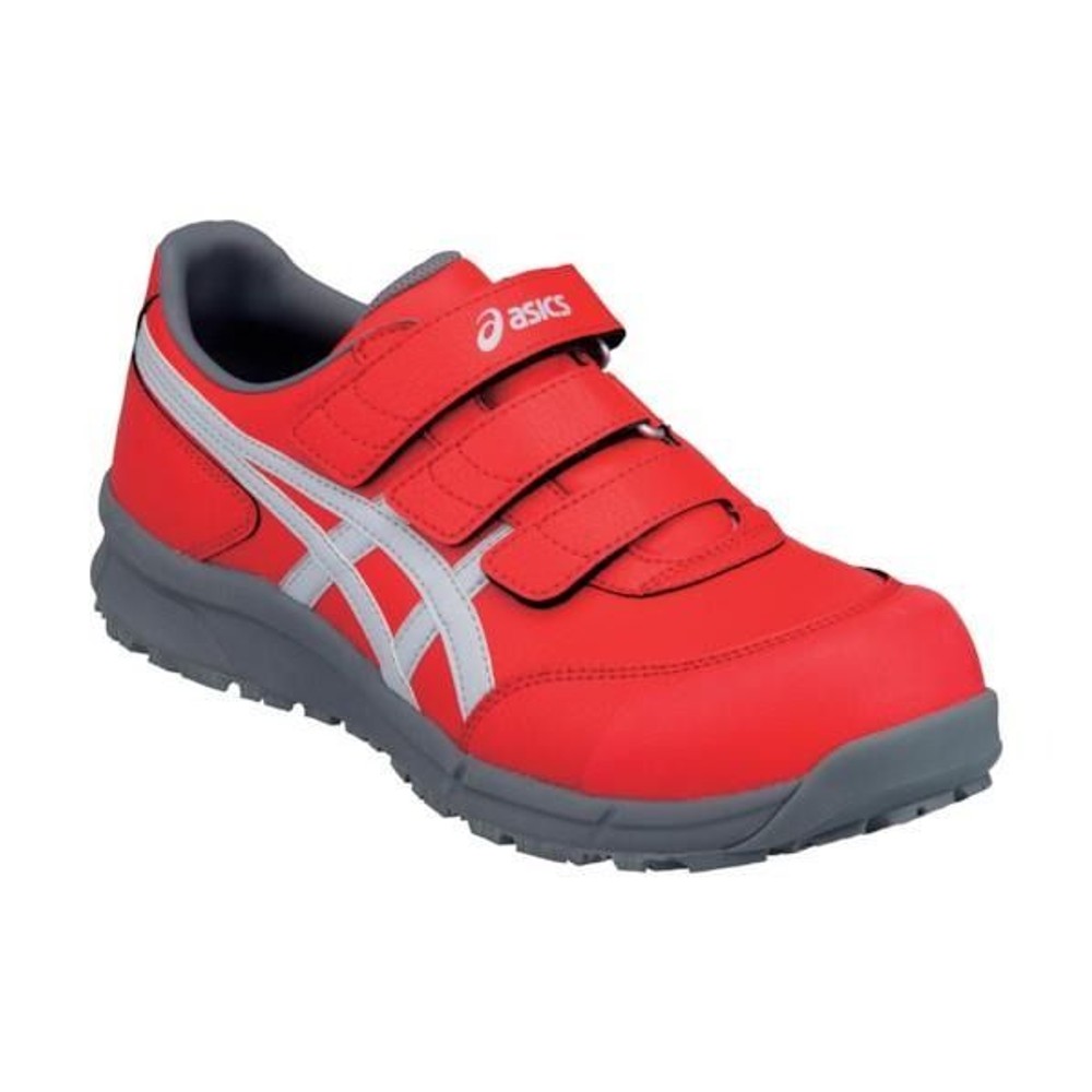 【数量限定】【25.0ｃｍ在庫限り】アシックス（ASICS） ウィンジョブＣＰ３０１セーフティシューズ　レッド&times;グレー, レッド, 25.0cm