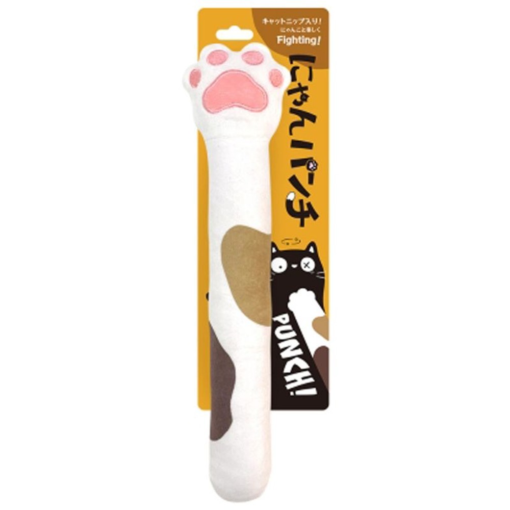 スーパーキャット　にゃんパンチ　ミケ, じゃらし棒, W65×D39×H350mm