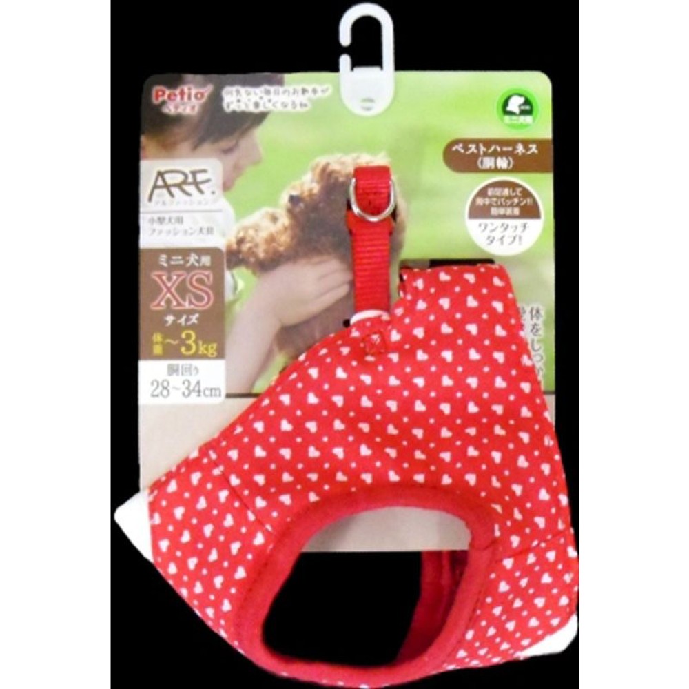 ペティオ　ＡＲＦハートＢＨＸＳ, レッド, XSサイズ