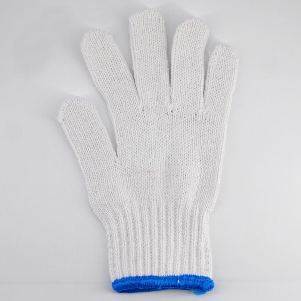 手の大きさに合わせて選べる軍手 12双入り, 白（L）, Lサイズ