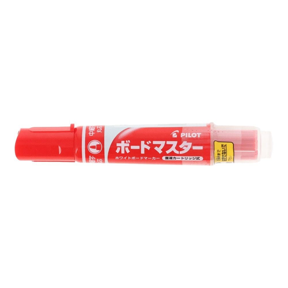 PILOT ホワイトボードマーカー ボードマスター 中細字 レッド, レッド, 中細字