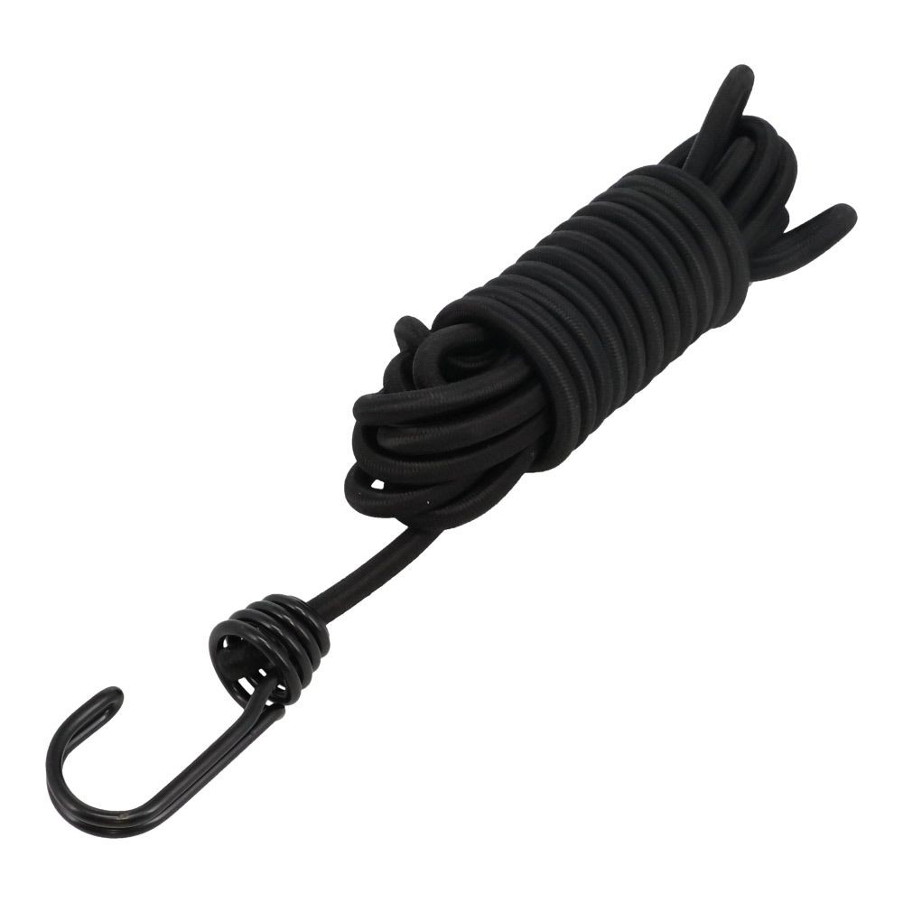 自転車用　ゴムロープ, ブラック, 2.0m