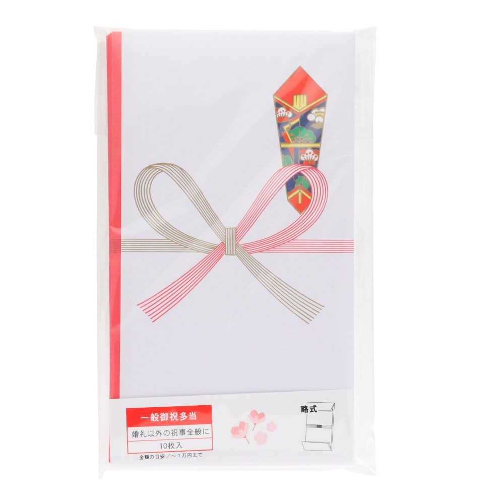 多当折　祝字なし　略式　１０枚, 祝儀袋, 10枚入り