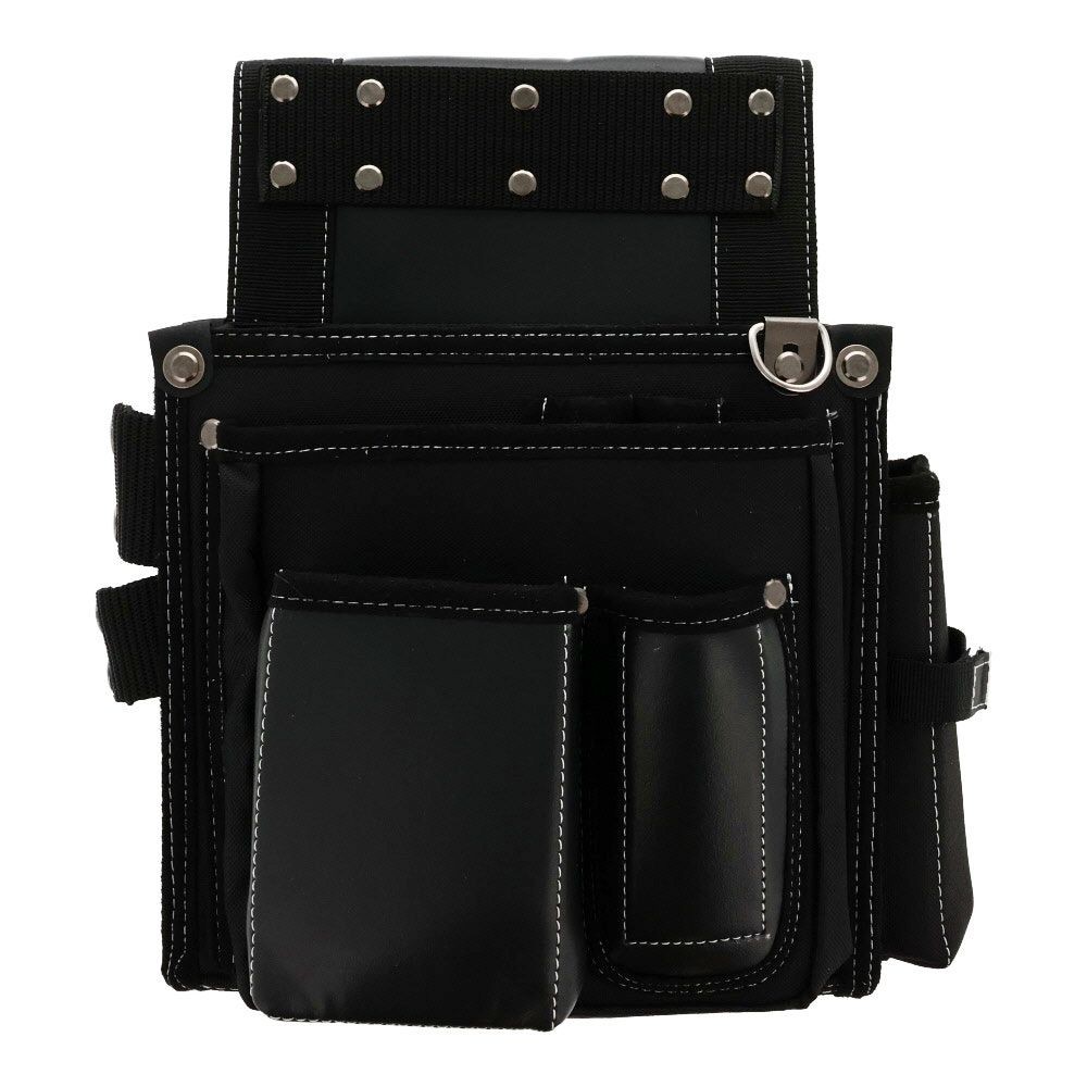 職人作　ホルダーベルト付仮枠袋　ＳＴＣ１４０, ブラック, 仮枠袋