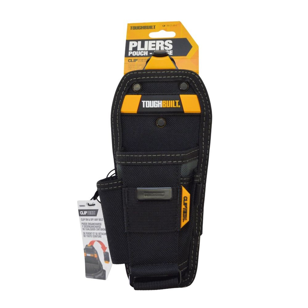 TOUGHBUILT（タフビルト）　プライヤーポーチ　TB-CT-35-L　ClipTech対応　工具ポーチ, 黒, TB-CT-35-L