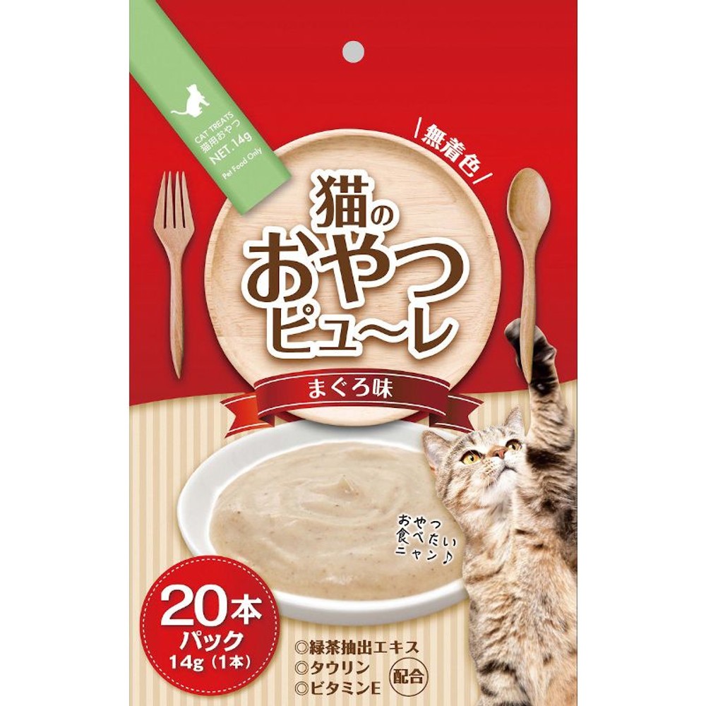 猫用ピューレ　まぐろ味　14g&times;20本, まぐろ味, 14g&times;20本
