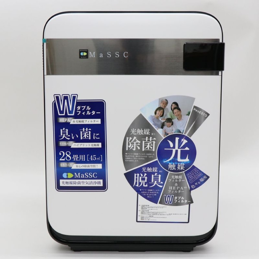 光触媒空気清浄機 NeoESTO（ネオエスト）28畳用, ホワイト, 28畳用
