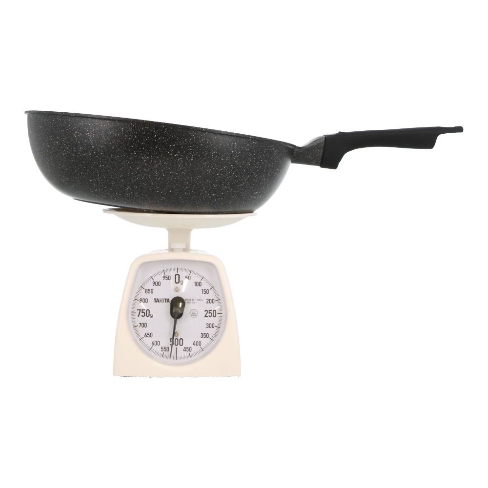 ウィザ WIZ'A　めちゃ軽！超軽量いため鍋　２８ｃｍ, ブラック, 28cm