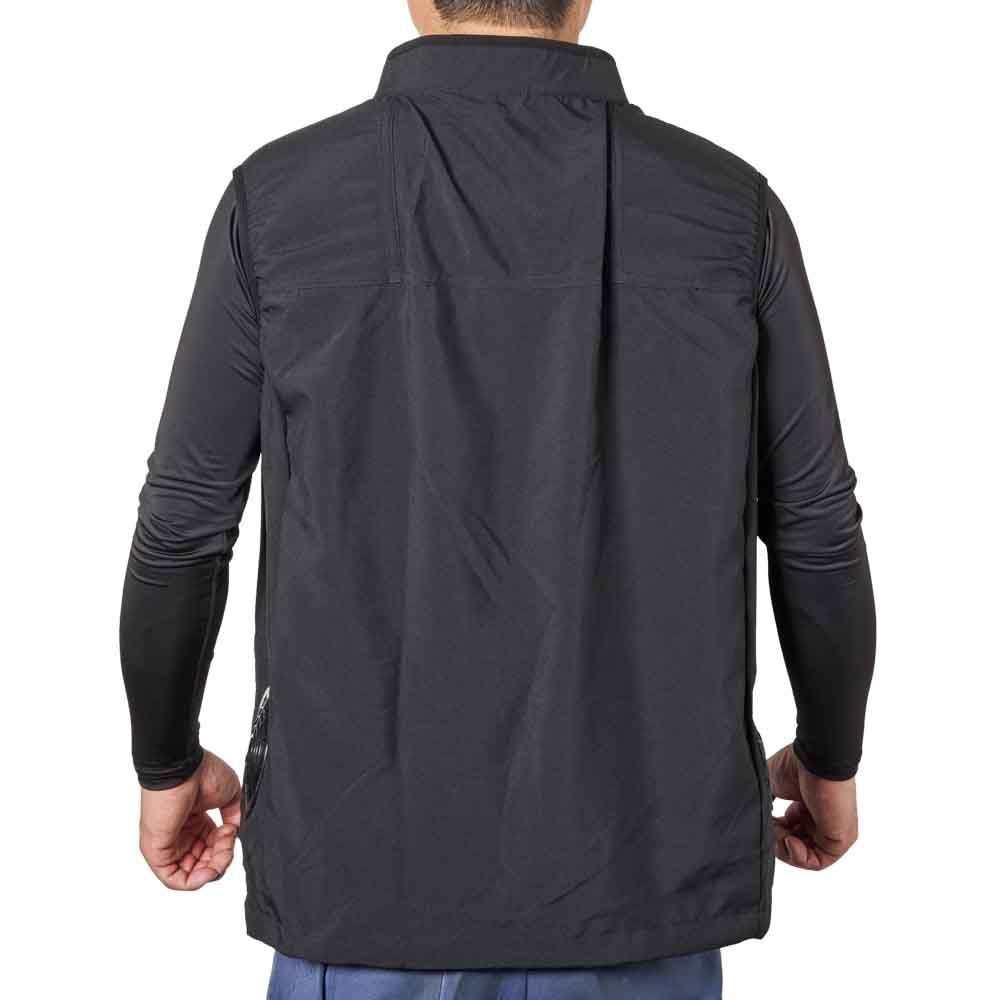 【2026年モデル】ウイザ　WIZ'A　スタンダード空調ウェア　フルセット　ベスト　ブラック, ブラック, Mサイズ