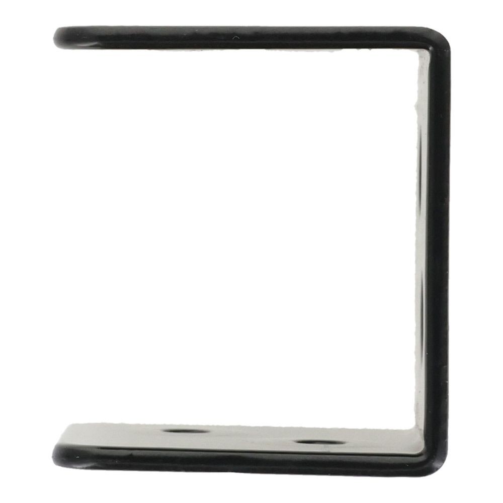 ２×４金具コの字型　３５×３７×４２, 黒, コの字