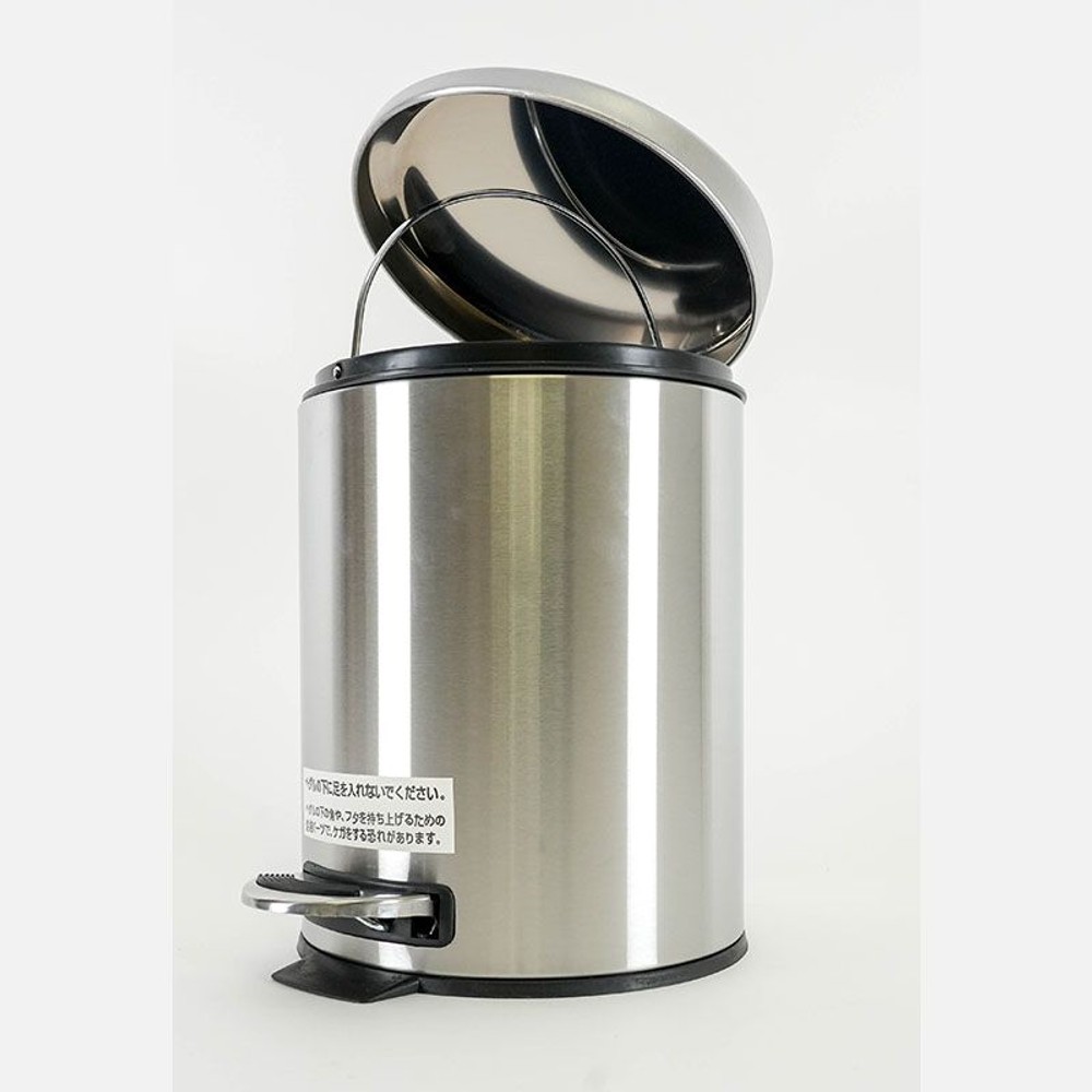 ステンレスペダルペール, シルバー（3.0L）, 3.0L