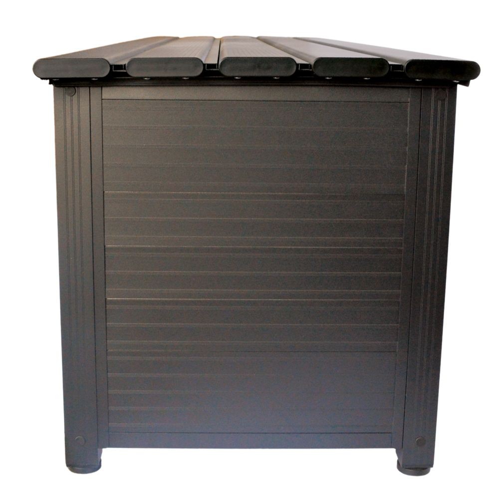 サイレントベンチストッカー　幅150&times;奥行45&times;高さ48ｃｍ　１５０４５４９, ブラック, 1500&times;450&times;490mm