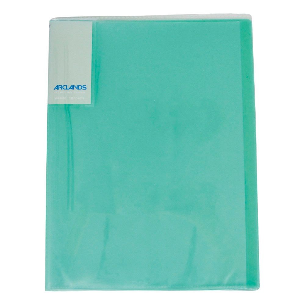 ウイザ WIZ'A透明クリアブックＡ4 10P, クリア, A4 10ポケット