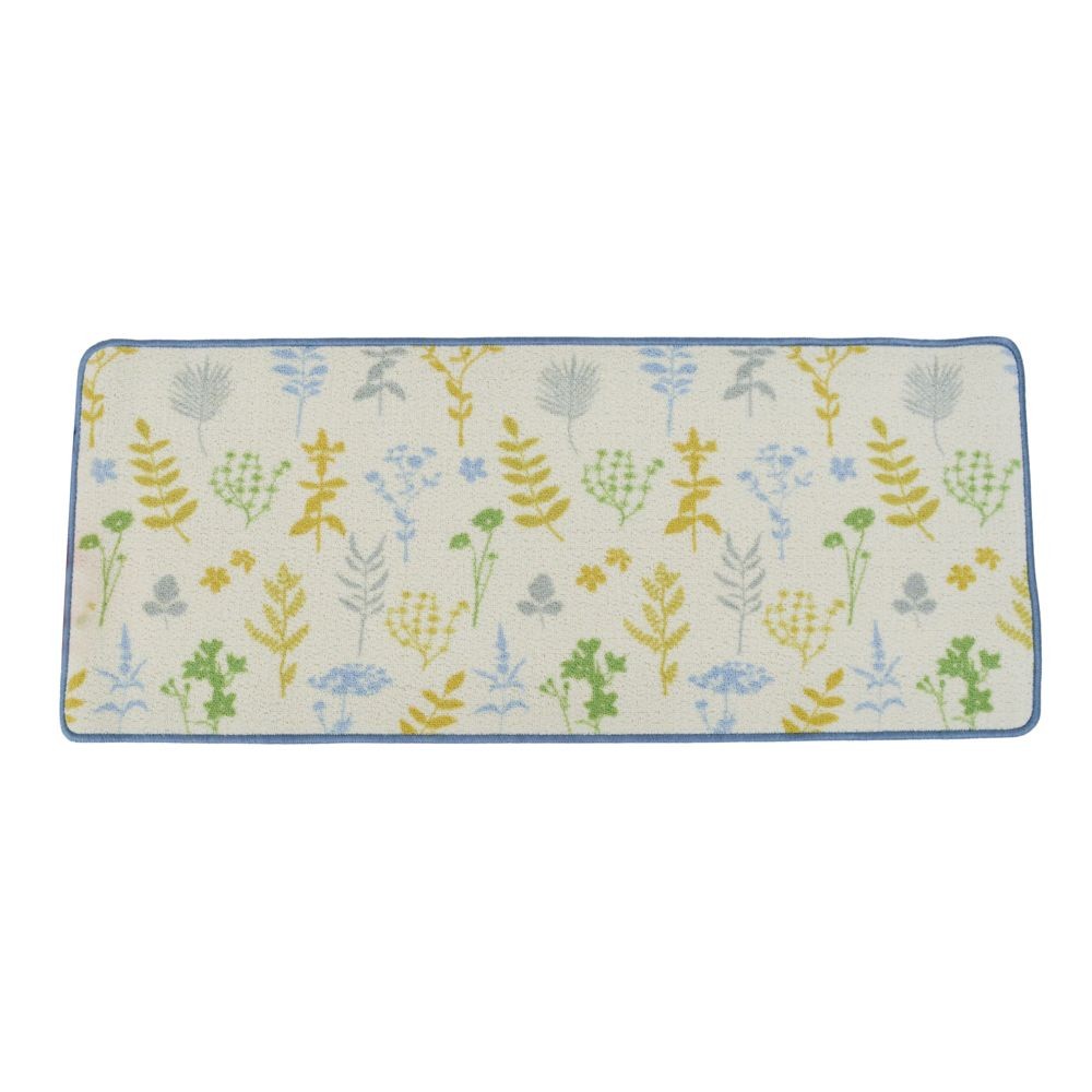 キッチンマット５０Ｘ１２０ＣＭブルー, ブルー, 50×120cm