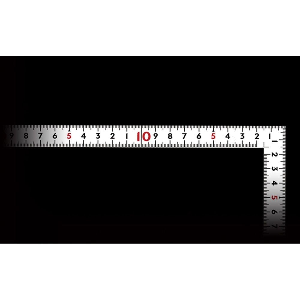 曲尺同厚 ホワイト 50cm／1尺6寸 併用目盛 名作, ホワイト, 50cm／1尺6寸