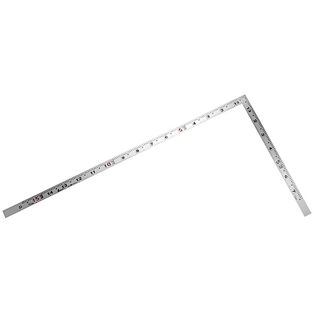 曲尺平ぴた シルバー 1尺5寸／50cm 併用目盛, シルバー, 1尺5寸／50cm