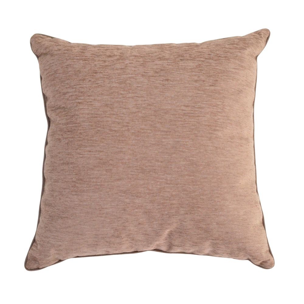 ウイザ WIZ'A 背当てクッションリーネア, ブラウン, 45&times;45cm