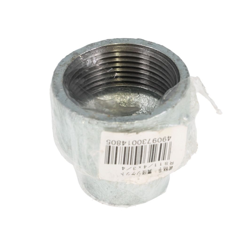 鋼管継手　異径ソケットＲＳ　１　１/４&times;３/４, シルバー, RS1 1/4&times;3/4