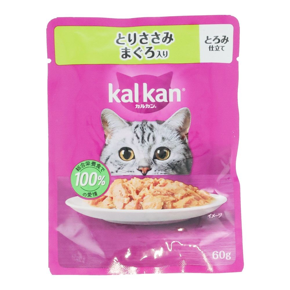 カルカンパウチ　とりささみ　まぐろ入り, とりささみ　まぐろ入り, 60g