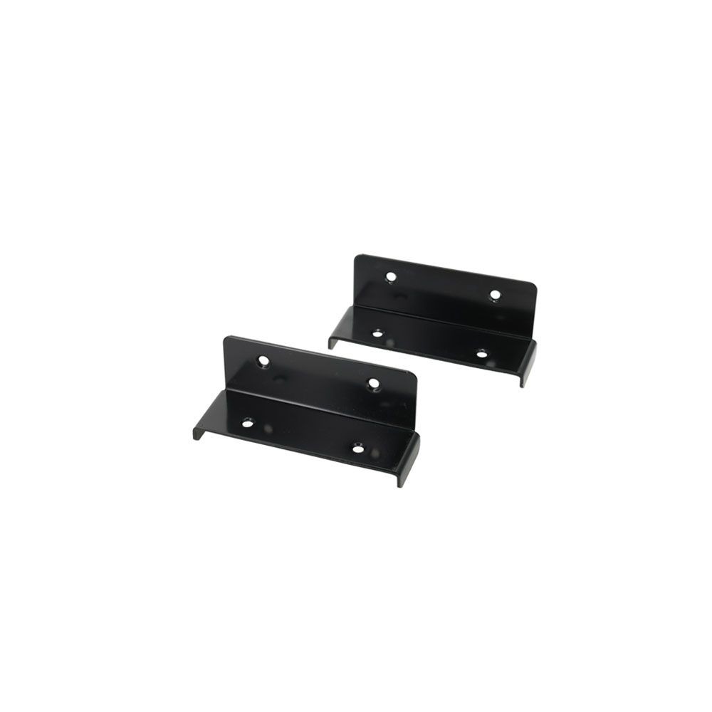 ＷＡＫＩ　ウォリスト　棚受金具　１枚用　黒　８９ｍｍ　２個入り, ブラック, 2個入り