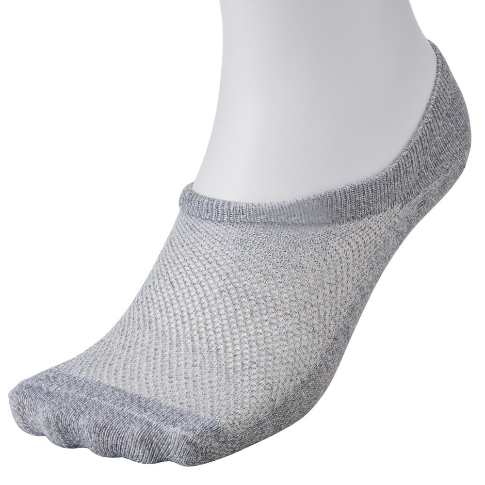 WIZ'A ウィザ 消臭・抗菌　銀イオン６P 先丸カバー丈　アソート, 杢柄・アソート, 25.0〜27.0cm