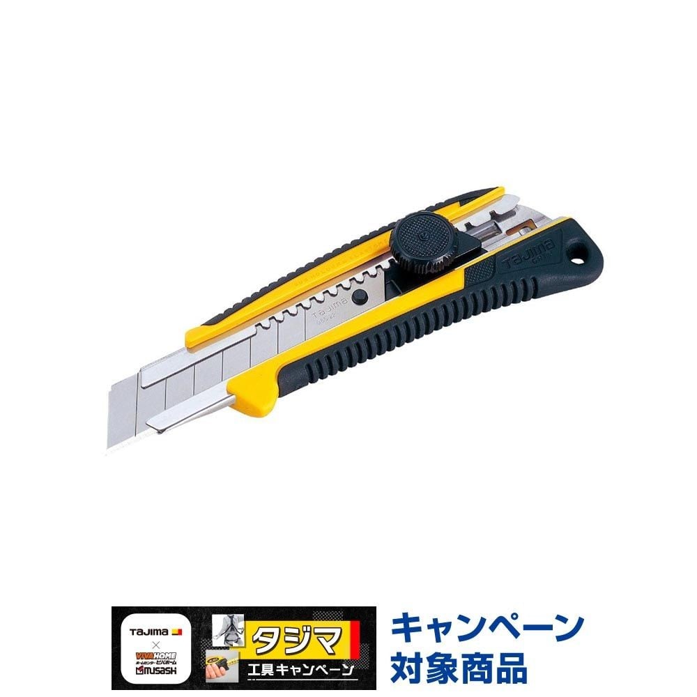 TAJIMA（タジマ）　J刃 グリ ネジ　LC641YBL, ブラック/イエロー, J型刃