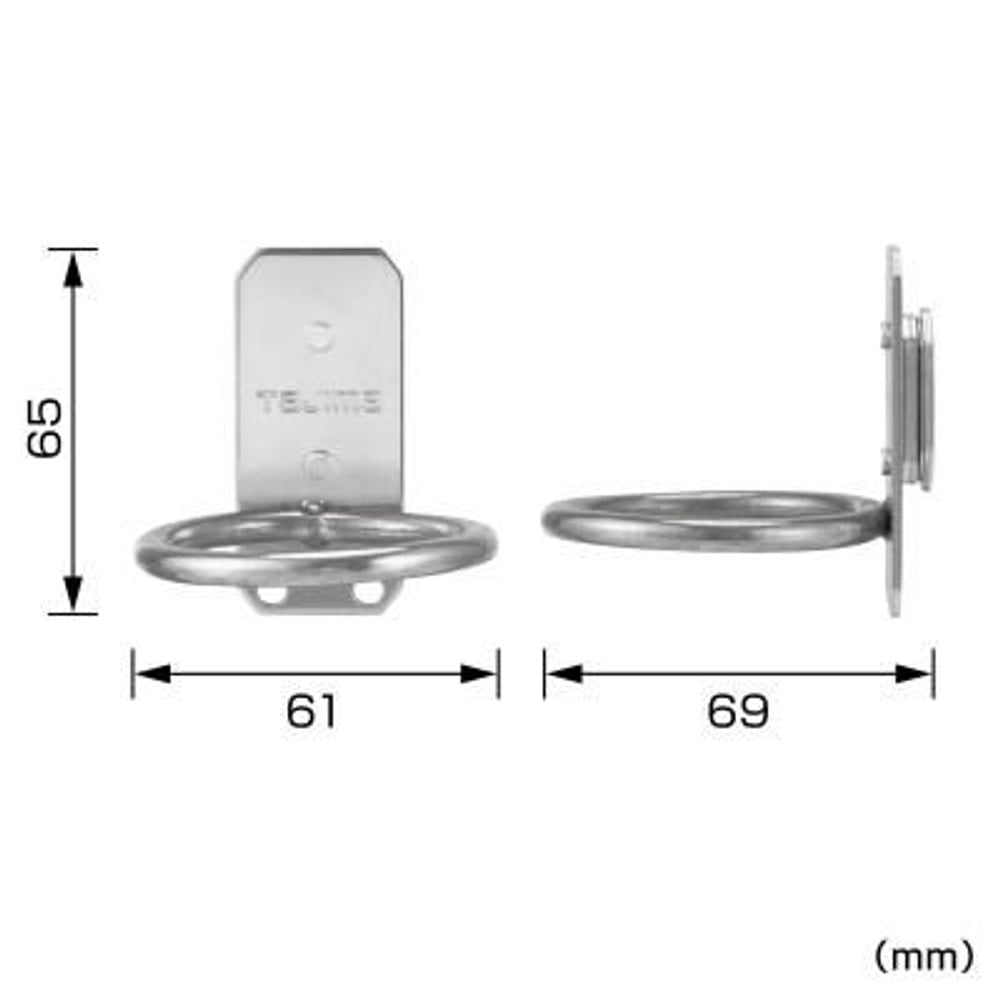 TAJIMA（タジマ）　セフ工具ホルダーステン ハンマー1穴（セフ別売）　SFKHS-H1, シルバー, 1穴