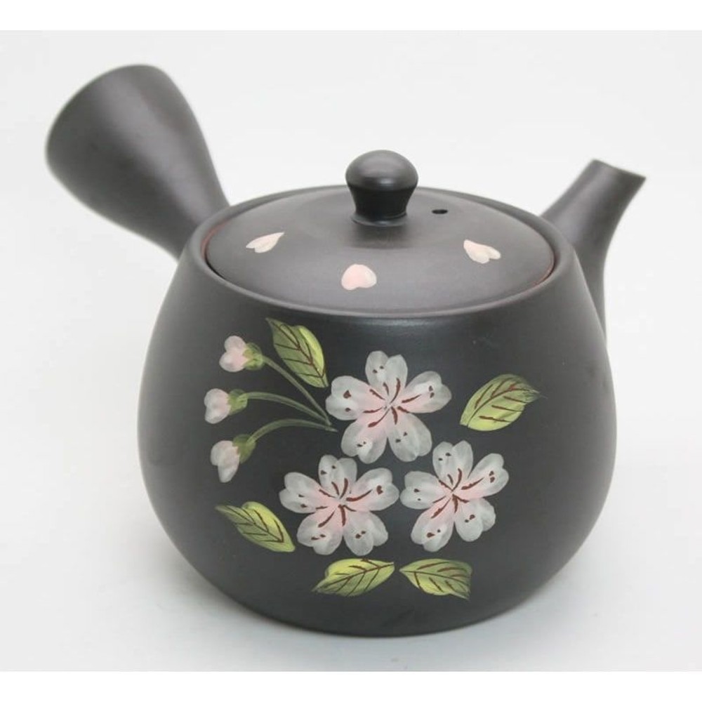 常滑黒泥急須　袋型桜, その他カラー１, その他サイズ１