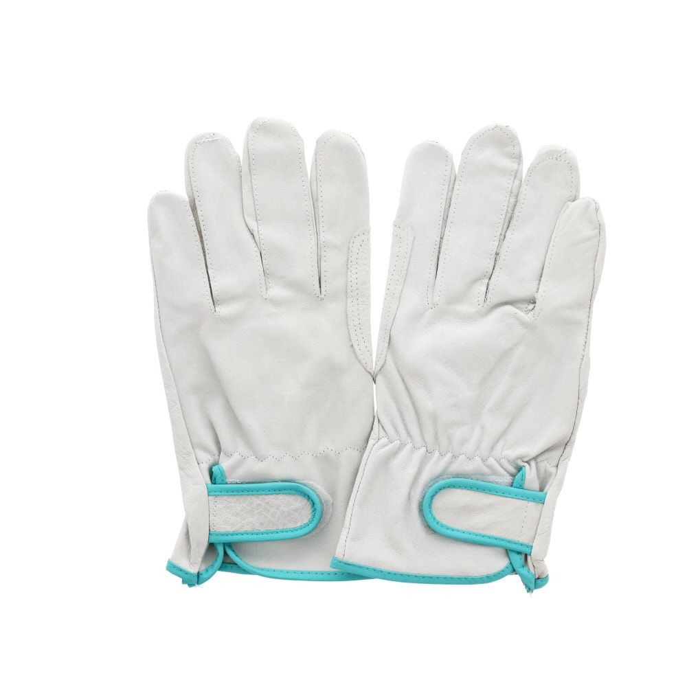 豚革　着脱テープアテツキ手袋　1双入り, ホワイト（M）, Mサイズ